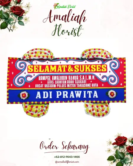 Papan Bunga Ucapan Selamat Bolihutuo